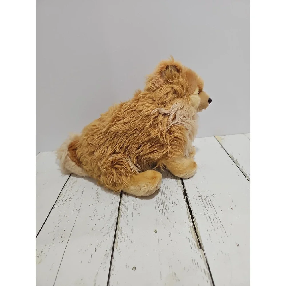 GANZ Webkinz Signature Pomeranian Dog Plush REALISTIC Long Hair Toy NO CODE 14
